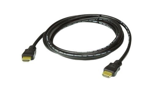 ATEN - Câble HDMI avec Ethernet - HDMI mâle pour HDMI mâle - 3 m - noir - pour ATEN VE1801EUT; VanCryst VE1801AEUT VM0808HA VM5404H VM6404HB VM6809H VS0801H