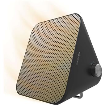 Chauffage céramique noir 1500 W silencieux - 1