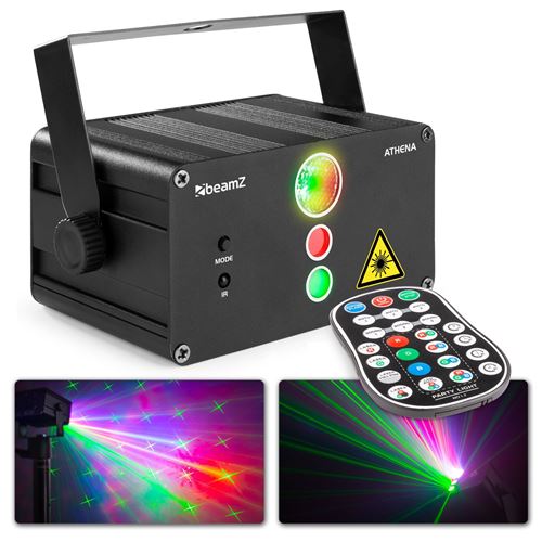 BeamZ Athena – Deux lasers et gobo