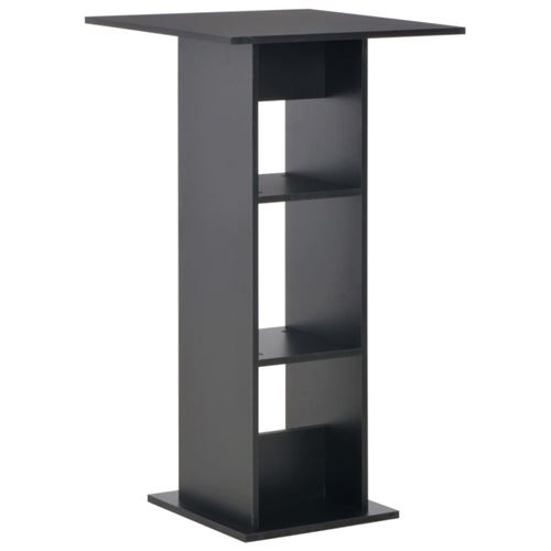 Vidaxl Noir - Table De Bar 60X60x110 Cm - Image 3