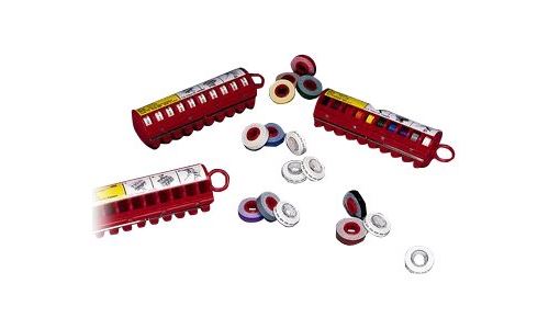 3M ScotchCode Wire Marker Tape Refill Roll Number - 0 - Marqueur pour fil / câble (préimprimé) - blanc - 2.43 m