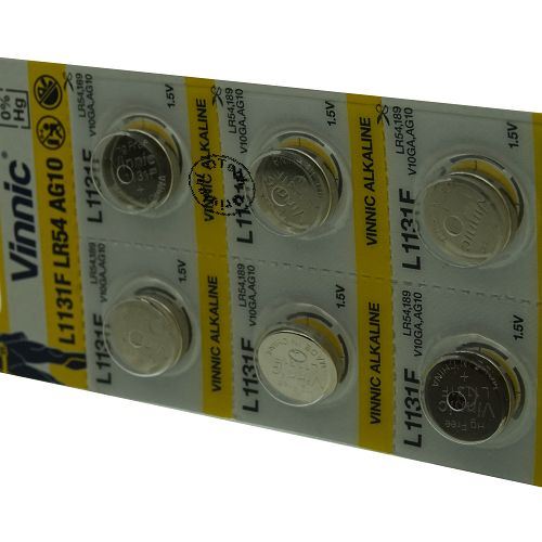 Pack de 10 piles Vinnic compatible avec DIVERS L1131 - Otech