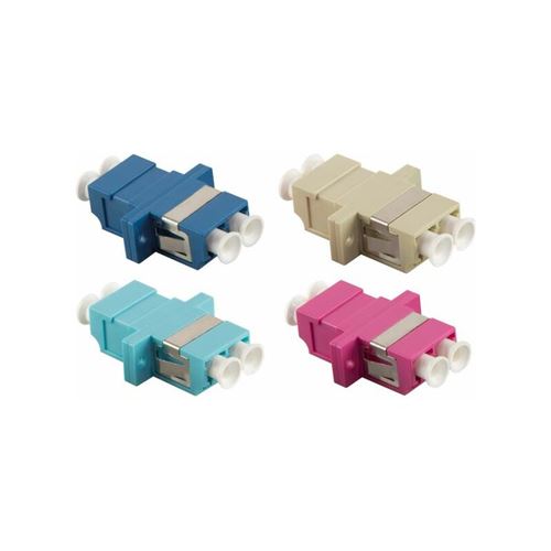 LogiLink Coupleur fibre optique, 2x LC-Duplex, bleu