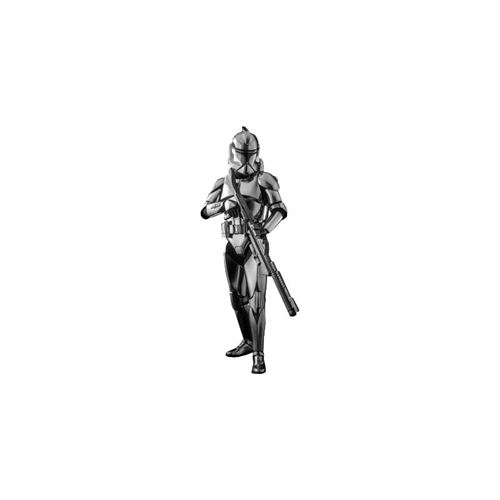 Figurine Hot Toys MMS643 - Star Wars - Clone Trooper Chrome Version