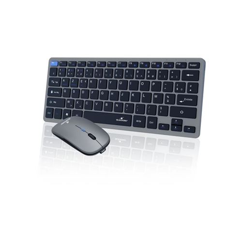 Bluestork Ensemble Clavier Souris Sans Fil - Pack Mini - Bluetooth & Dongle - Ultra Fin Et Léger - Nomade Télétravail - Image 5