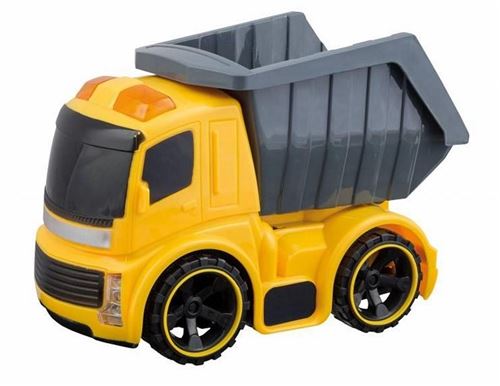 Idena - Camion benne basculante avec son et lumière - 17 x 24 cm