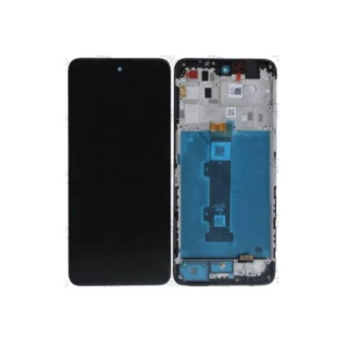 Original Ecran LCD Vitre tactile Noir Assemblés Sur Châssis Pour Motorola Moto E32S 5D68C20795