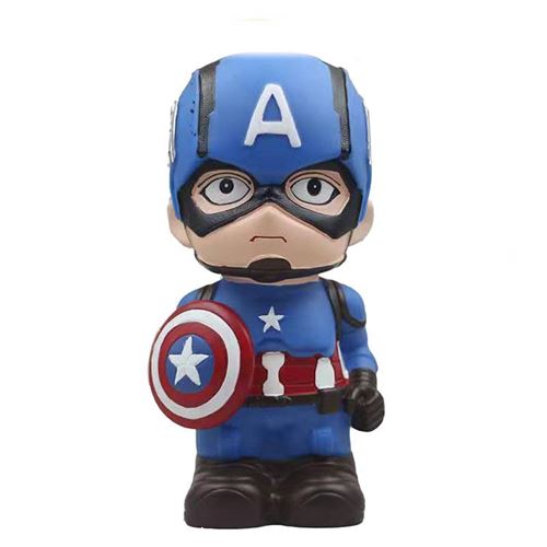 Tirelire en Super héros Captain America - Bleu 22cm