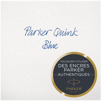 Cartouche d'encre Parker ® Longue, Bleu effaçable
