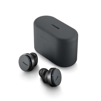 Philips TAT8506BK - Écouteurs sans fil avec micro - intra-auriculaire - Bluetooth - Suppresseur de bruit actif - noir