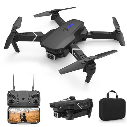 Drone SZSMART E88Pro Noir avec caméra unique 4K Autonomie de la batterie 15 Min