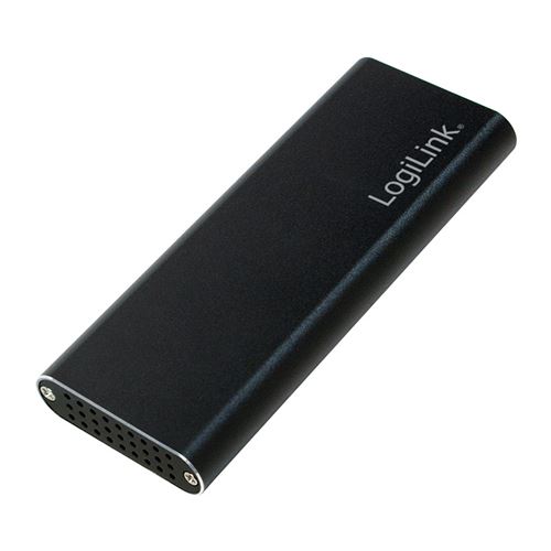 LogiLink Boîtier disque dur M.2 SATA, USB 3.1, noir