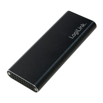 Logilink Disque LogiLink Boîtier disque dur M.2 SATA, USB 3.1, noir - SSD externes ...