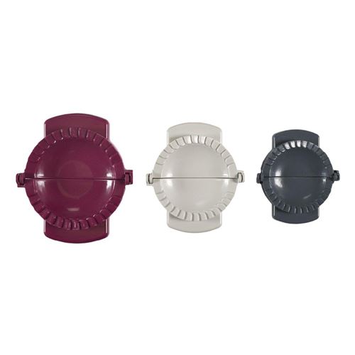 Non Communiqué Multicolore Lot De 3 Moules À Chaussons "Raviolis" 10Cm