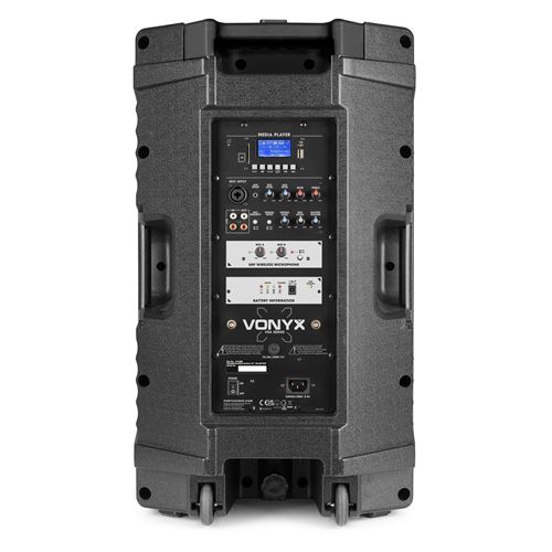 Vonyx ST095 Enceinte Sono Portable 8 Bluetooth/CD/MP3