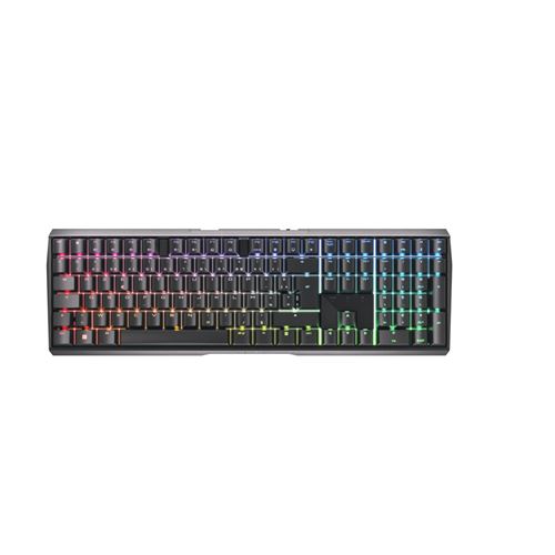 Non Communiqué Noir Cherry Mx 3.0S - Clavier - Backlit - Sans Fil - 2.4 Ghz, Bluetooth 5.2 - Azerty - Français - Commutateur : Cherry Mx Red
