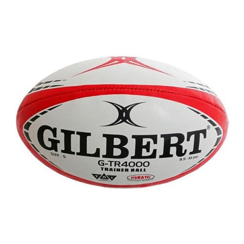 Gilbert Ballon de Rugby D'entra&icirc;nement G-TR4000 Rouge - Taille 4
