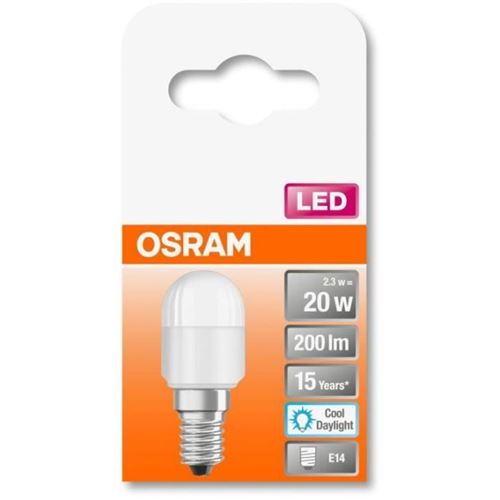 OSRAM Ampoule LED Mini Tube T26 dépoli 2,3W=20 E14 lumiere du jour