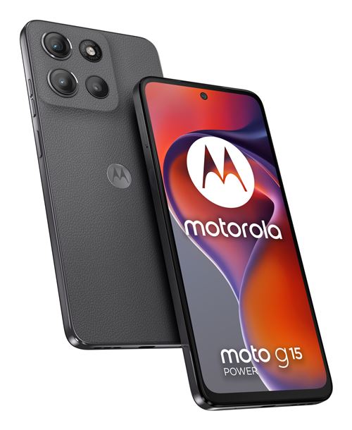 Motorola moto g15 power 17,1 cm (6.72 ) Double SIM Android 15 4G USB Type-C 8 Go 512 Go 6000 mAh Gris