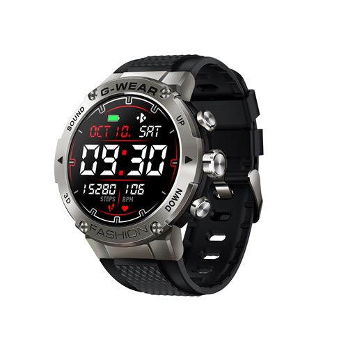 Montre connectée SMARTY BOOTCAMP SMARTY 2.0 Acier inoxydable Noir