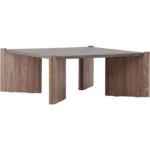Paris Prix Marron Table Basse Effet Marbre Rogaland 100Cm - Image 2