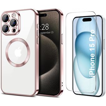 Coque Silicone Rose Pour Honor Magic 5 Pro - Marque Little Boutik - Neuf Sous Blister