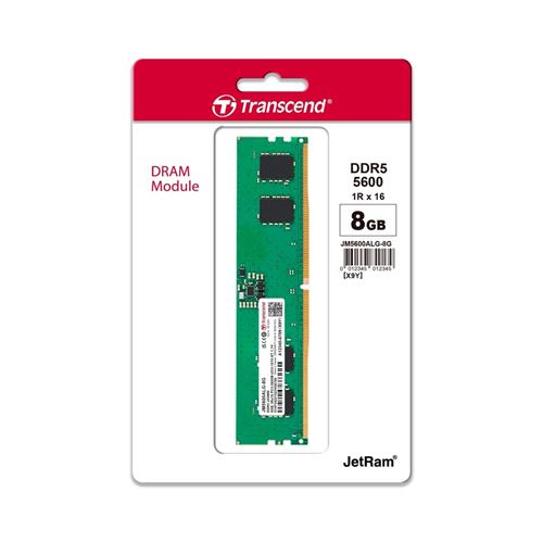 TRANSCEND  8GB JM DDR5 5600 U-DIMM 1Rx16 1Gx16