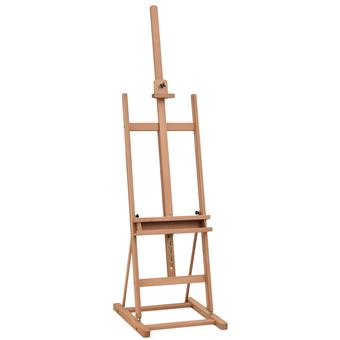 VInsetto Chevalet d'artiste sur pieds hauteur réglable 16 niveaux inclinaison réglable 80° max. niche rangement bois de hêtre - 1