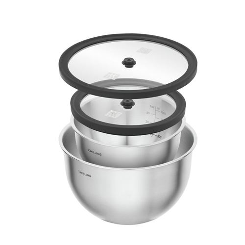 Non Communiqué Argent Set De Bols Sous Vide, Inox 18/10,