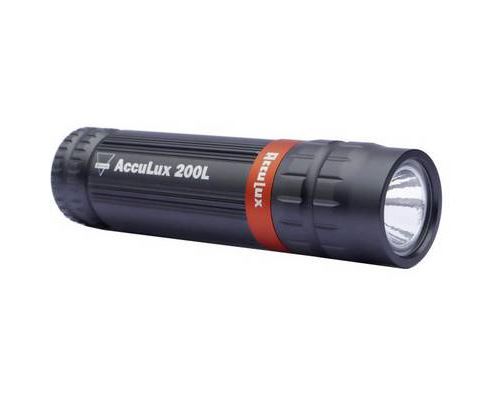 AccuLux 414012 200L Torch 200 lm Battery-Powered Aluminium