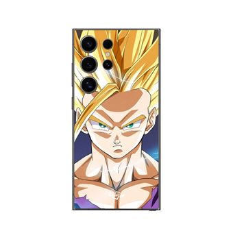 Coque Silicone Galaxy S25 DBZ San Goku - Protection Noire Originale Et Stylée Pour Samsung Galaxy S25