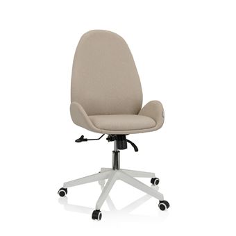 Siège de bureau / Siège pivotante AVEA I tissu beige hjh OFFICE - 1