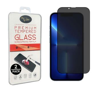 Verre Trempé Anti Espion pour iPhone 15 et Protection Caméra [Pack 2] Film  Vitre Protection Phonillico® - Protection d'écran pour smartphone à la Fnac