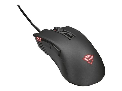 Trust GXT 121 Zeebo Gaming - Muis - ergonomisch - optisch - 7 knoppen - met bekabeling - USB 2.0