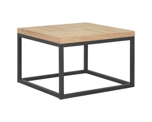 vidaXL Table basse 50 x 50 x 33,5 cm Bois massif