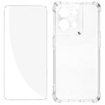 Coque Silicone Renforcée Pour Oppo Reno8 Lite 5G - Protection Anti-choc - Transparente - Angles Renforcés - Neuf