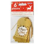 Etiquettes cadeaux - Kraft - 24 pcs - Etiquettes cadeau - Creavea