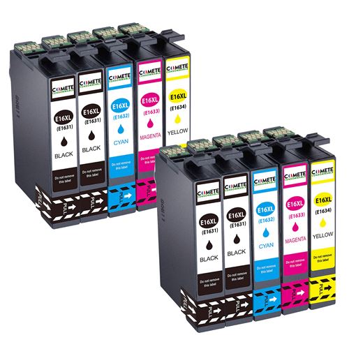 COMETE CONSOMMABLE COMETE - 16XL - 10 Cartouches d'encre Compatibles Epson 16 XL - Marque fran&ccedil;aise