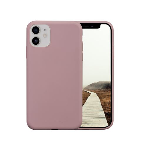 dbramante1928 Greenland - Coque de protection pour téléphone portable - bouton-pression - 100 % de plastique recyclé - sable rose - pour Apple iPhone 11, XR