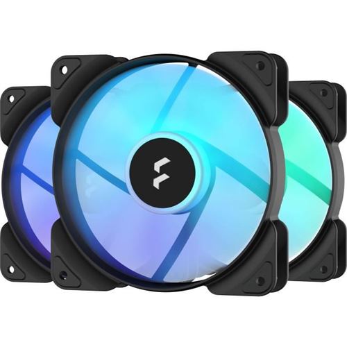 Fractal Design Noir Aspect 12 Rgb Pwm Boitier Pc Ventilateur 12 Cm 3 Pièce(S) - Neuf - Image 3