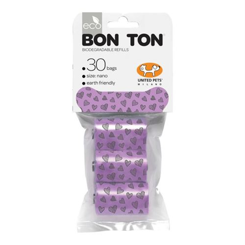 Comparer les prix de Sacs D'hygiène United Pets Bon Ton Nano Chien Violet (3 X 10 Uds)