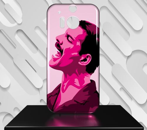 Coque Design HTC ONE M8 QUEEN - FREDDIE MERCURY - Réf 08