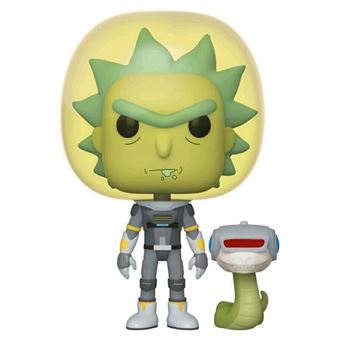 Figurine Funko Pop Animation Rick and Morty Space Suit Rick with Snake
