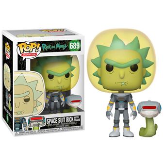 Figurine Funko Pop Animation Rick and Morty Space Suit Rick with Snake