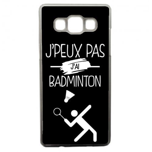 Coque transparente galaxy a5 j peux pas j ai badminton 2
