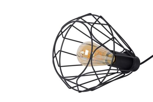 Lucide KYARA - Lampe De Table - Ø 20 cm - Noir