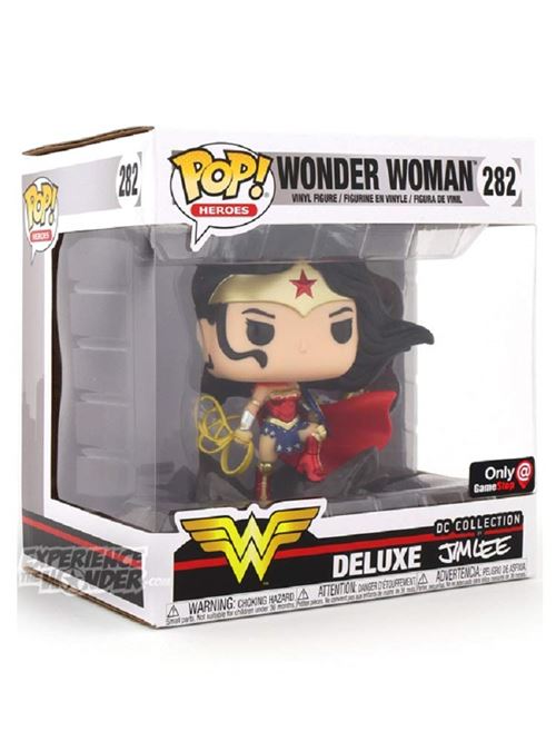 Pop Funko Wonder Woman Deluxe 282 Jim Lee Dc Collection (No Sticker)
