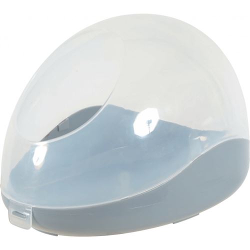 Maison de toilette pour chinchillas. 19 x 28 x hauteur 19 cm. couleur grise - zolux - ZO-206555