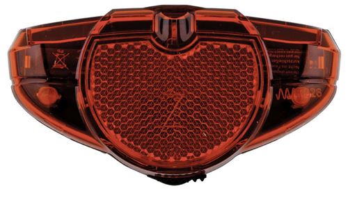 AXA Spark Arrière RKF LED Batterie Noir Rouge