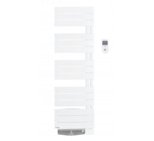 Radiateur sèche-serviettes Allure Digital avec soufflerie - 500+1000W - Version étroite - Brun sable